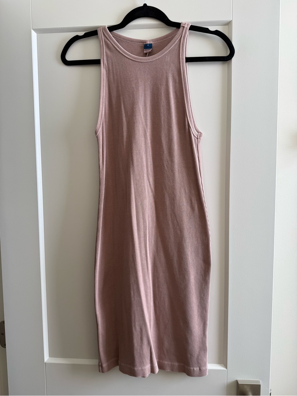 Sleeveless Tan Tank Dress